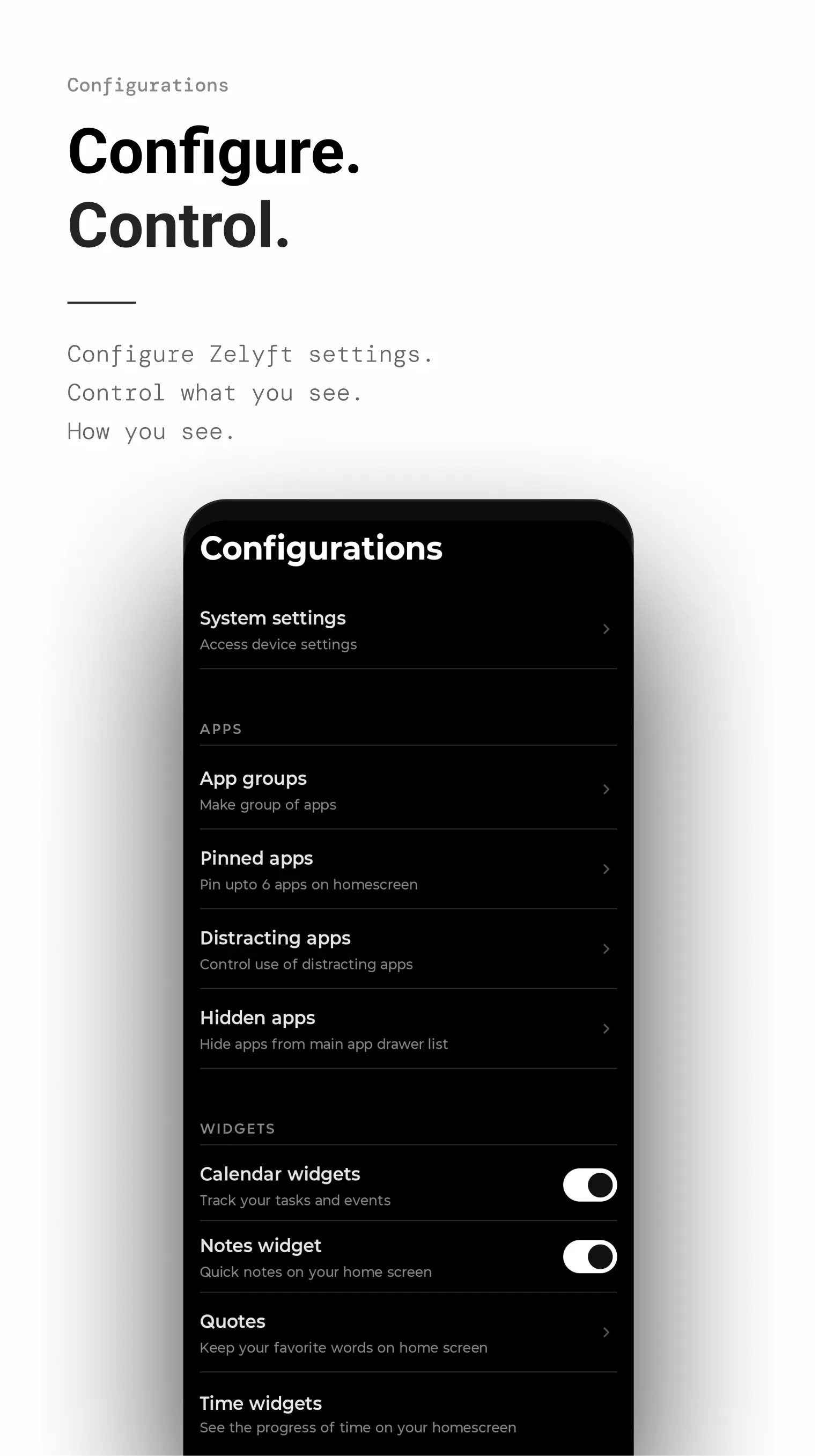 Zelyft — Time progress widget